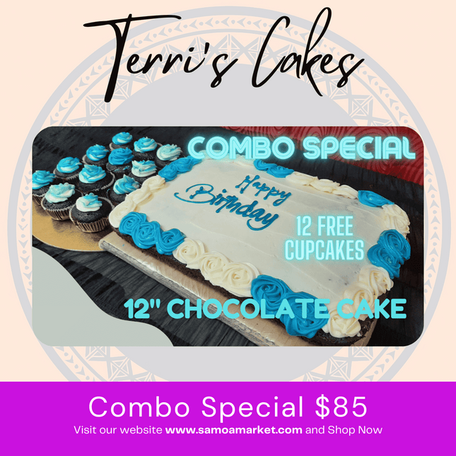 Combo Special $85 SAT (24HRS NOTICE REQUIRED, PICKUP UPOLU ONLY) - "PICK UP FROM TERI'S CAKE"