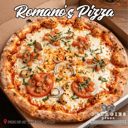 Romano's Pizza “PICKUP FROM GEORGIES PIZZA TAUFUSI, UPOLU”