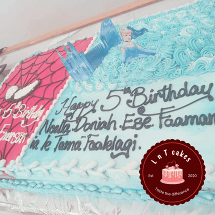 FULL Chocolate Sheet Cake (Included Decorations and Writings) "PICKUP FROM LNT CAKES - 24 hrs Notice before Pickup"