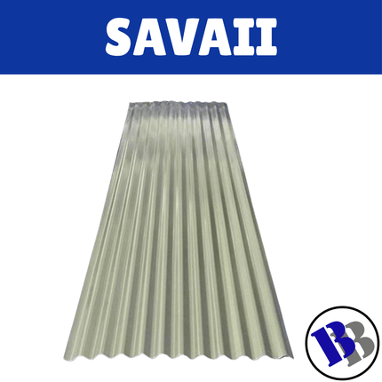 Roofing Iron 0.40mmx940mm [26g] G550 AZ150 Zincalume 1 Meter 3ft - "PICKUP FROM BLUEBIRD LUMBER & HARDWARE SAVAII ONLY"