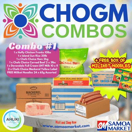 CHOGM Combo #1 - (plus FREE PUSA SAIMIGI) "PICKUP FROM AH LIKI WHOLESALE"