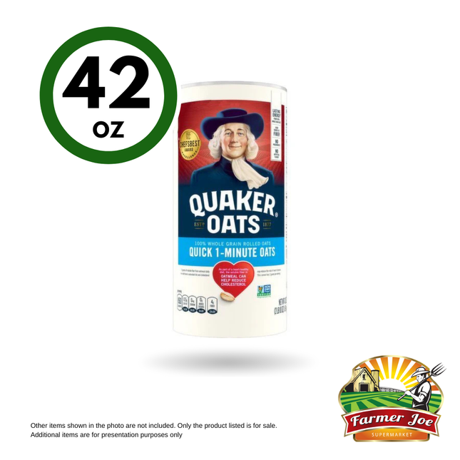 Quaker OATS Regular 42oz "PICKUP FROM FARMER JOE SUPERMARKET VAITELE ONLY"