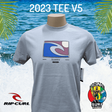 2023 Rip Curl Samoa Destination Tee - V5 Grey [Front design only] - Samoamarket.com