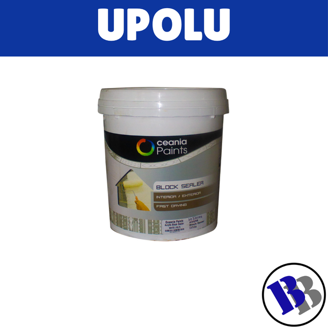 Oceania Paint Acrylic Block Sealer White 20L - "PICKUP FROM BLUEBIRD LUMBER & HARDWARE UPOLU ONLY"