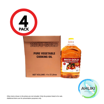 Mico Gold Cooking Oil 5Ltrs 4PACK [SORRY, SOLD OUT] "PICKUP FROM AH LIKI WHOLESALE"