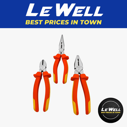 TOTAL 3PCS Insulated Pliers (PICK UP FROM LE WELL COMPANY SAVALALO ONLY)