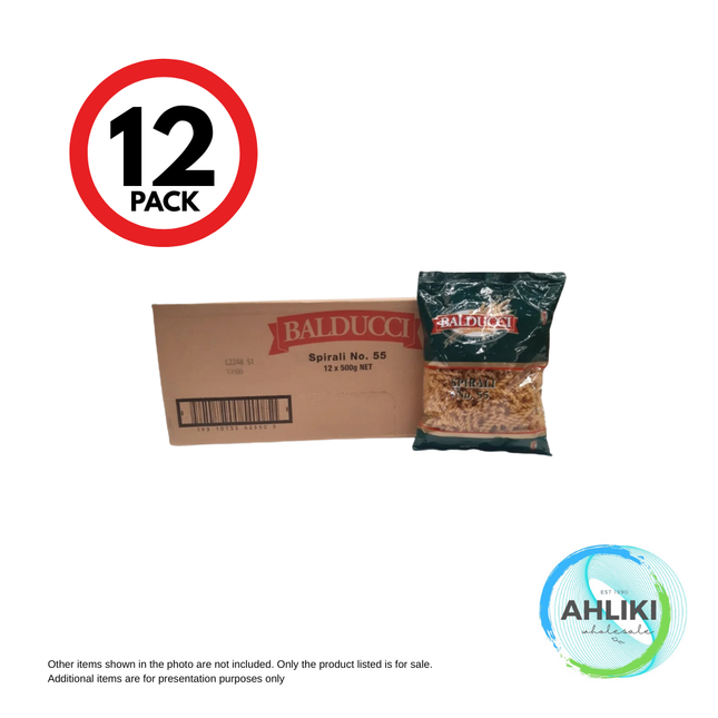 Balducci Spirali Assorted 500g x 12 (SORRY, SOLD OUT) "PICKUP FROM AH LIKI WHOLESALE"