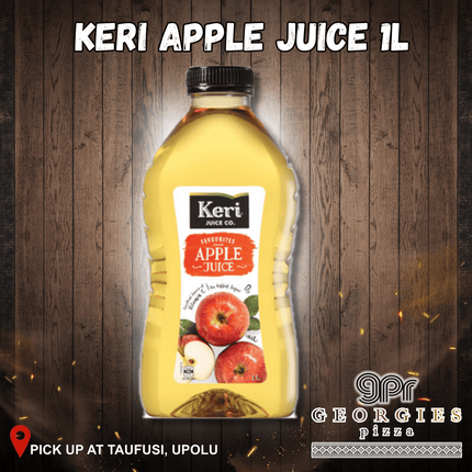 Keri Apple Juice 1L “PICKUP FROM GEORGIES PIZZA TAUFUSI, UPOLU”