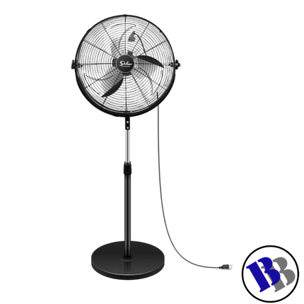 Commercial Stand Fan Black 18 - Substitute if sold out "PICKUP FROM BLUEBIRD LUMBER & HARDWARE"