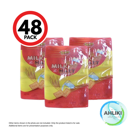 Trents Milk & Malt Biscuits 48PACK x 48g [NOT AVAIL AT SALELOLOGA BRANCH] "PICKUP FROM AH LIKI WHOLESALE"