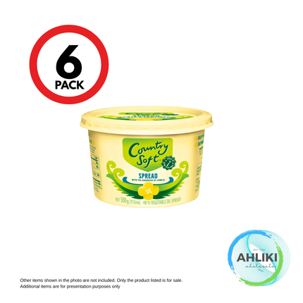 Anchor Country Soft Margarine 500g 6PACK (41205) [SORRY, SOLD OUT] "PICKUP FROM AH LIKI WHOLESALE"