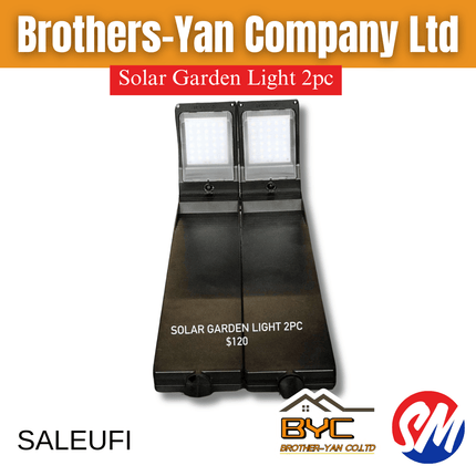 Solar Garden Light 2pc - "PICKUP AT BROTHERS YAN UPOLU"