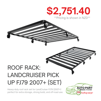 ROOF RACK: LANDCRUISER PICK UP FJ79 2007+ (SET) "PICKUP FROM AUTO PARTS, MATAUTU"