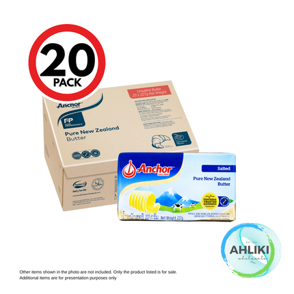 Anchor Salted Butter (1/2lb) 20PACK x 227g (119762) "PICKUP FROM AH LIKI WHOLESALE"