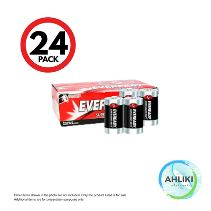 Eveready Batteries 1x24s Size D 1250SW2 [NOT AVAIL AT VAITELE BRANCH] "PICKUP FROM AH LIKI WHOLESALE"