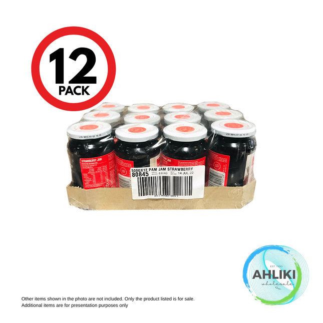 Pams Jams Siamu Assorted Flavours 500g 12PACK [NOT AVAIL AT SALELOLOGA BRANCH] "PICKUP FROM AH LIKI WHOLESALE"