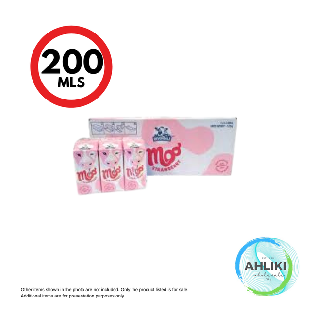 Devondale UHT Moo Strawberry Milk 200ml [SORRY, SOLD OUT] "PICKUP FROM AH LIKI WHOLESALE"