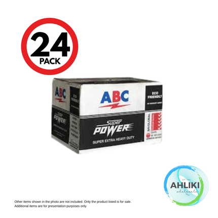 ABC AA Battery 24 x 2Dz [EACH] - 730161 [NOT AVAIL AT HQ] "PICKUP FROM AH LIKI WHOLESALE"