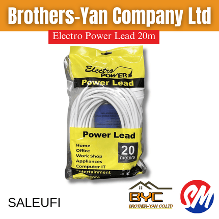 Electro Power Lead 20m - "PICKUP AT BROTHERS YAN UPOLU"