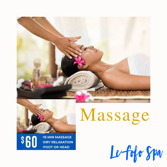 60 Tala Massage "PICKUP FROM LE FOFO SPA at FUGALEI"