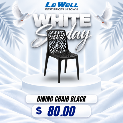 Dining Chair Black (PICK UP FROM LE WELL COMPANY SAVALALO ONLY)