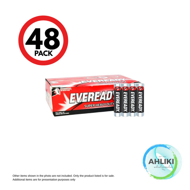 Eveready Batteries 1x48s Size AA 1215SW4 [NOT AVAIL AT TAUFUSI BRANCH] "PICKUP FROM AH LIKI WHOLESALE"
