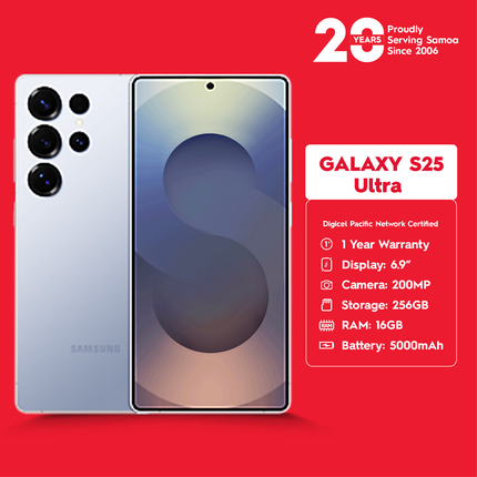 Galaxy S25 Ultra "PICK UP FROM DIGICEL SAMOA"