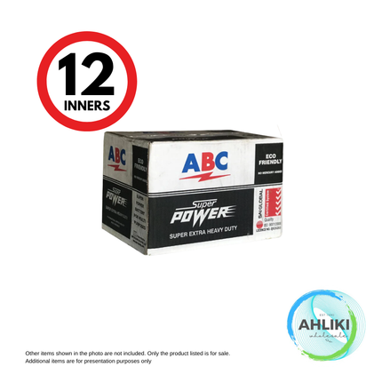 ABC Sz.D Battery 12inners x 2Dz [EACH] - 710071 [NOT AVAIL AT HQ & TAUFUSI] "PICKUP FROM AH LIKI WHOLESALE"