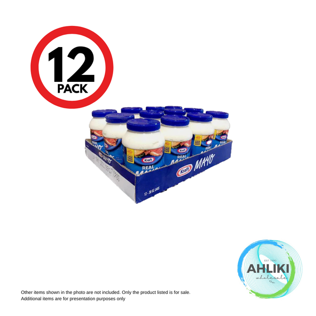 Kraft Mayonnaise 12PACK 300oz  "PICKUP FROM AH LIKI WHOLESALE"