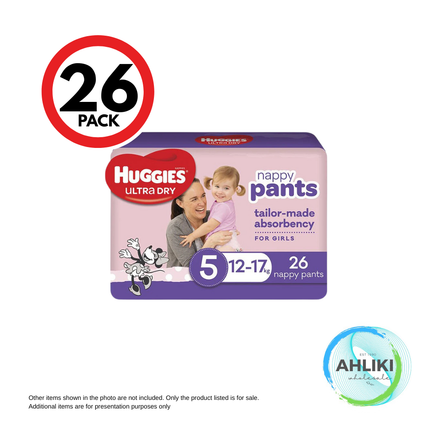 Huggies Diaper Pants Walker Girls 26 x 4 [SORRY, SOLD OUT] "PICKUP FROM AH LIKI WHOLESALE"