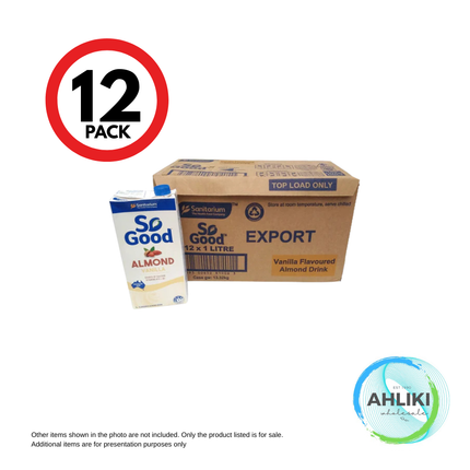 So Good Almond Milk 12PACK x 1 Litre "PICKUP FROM AH LIKI WHOLESALE"
