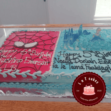 FULL Chocolate Sheet Cake (Included Decorations and Writings) "PICKUP FROM LNT CAKES - 24 hrs Notice before Pickup"