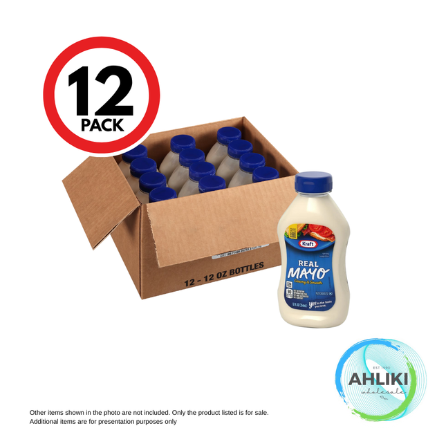 Kraft Mayonaise 12PACK x 12oz [NOT AVAIL AT HQ] "PICKUP FROM AH LIKI WHOLESALE"