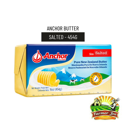 Anchor Butter 454g 1lb "PICKUP FROM FARMER JOE SUPERMARKET UPOLU ONLY"