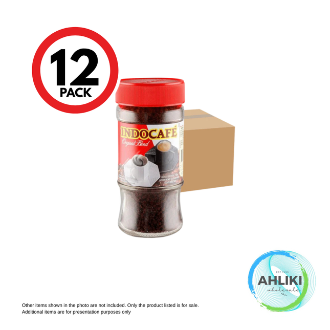 Indocafe Coffee Medium 12PACK x100g "PICKUP FROM AH LIKI WHOLESALE"