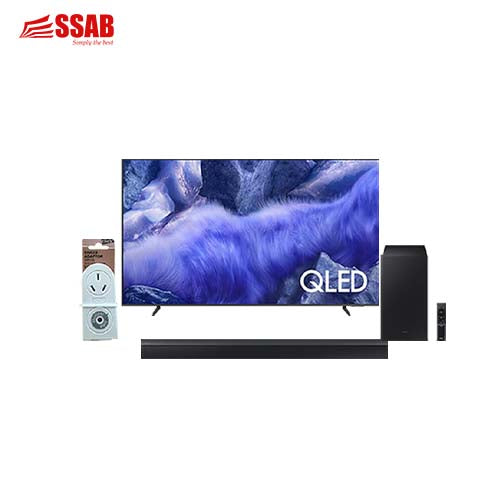 SAMSUNG 85 TV / SURGE PROTECTOR / SAMSUNG SOUNDBAR