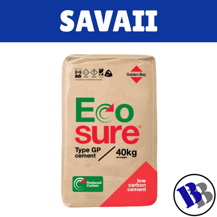 Cement Eco Sure GP NZ 40kg GB - "PICKUP FROM BLUEBIRD LUMBER & HARDWARE SAVAII ONLY"