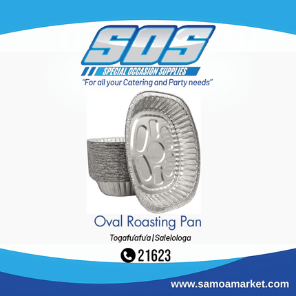 Oval Roasting Pan "Pick Up From S.O.S LTD, Togafuafua"