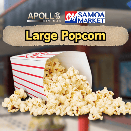 Large Popcorn - "SNACK FROM APOLLO CINEMAS"