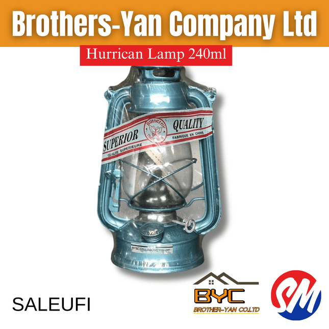Hurricane Lamp 240ml - "PICKUP AT BROTHERS YAN UPOLU"