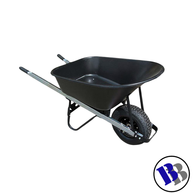 Wheelbarrow Black "PICKUP FROM BLUEBIRD LUMBER & HARDWARE"