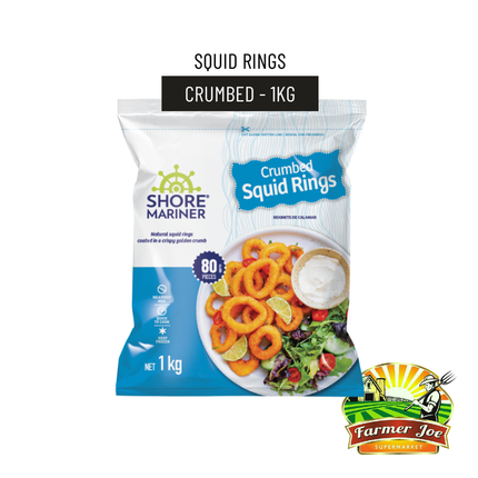 Crumbed Squid Rings 1Kg - "PICKUP FROM FARMER JOE SUPERMARKET UPOLU ONLY"