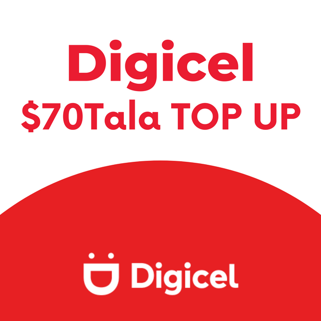 $70 Digicel Topup [PLEASE PROVIDE PHONE NUMBER SO WE CAN TRANSFER TOPUP]