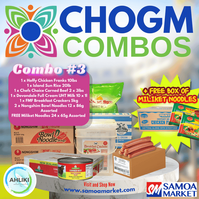 CHOGM Combo #3 - (plus FREE PUSA SAIMIGI) "PICKUP FROM AH LIKI WHOLESALE"