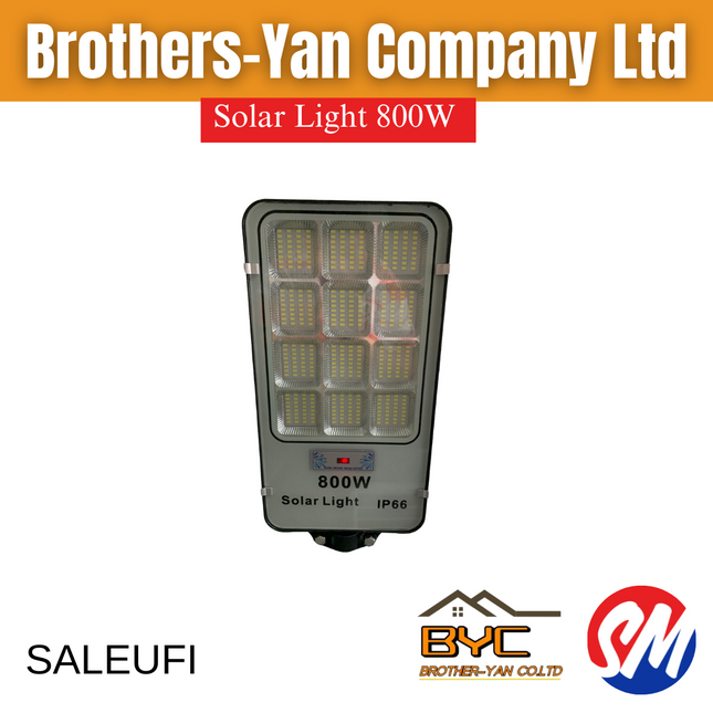 Solar Light 800W " PICKUP AT BROTHERS YAN UPOLU & SAVAII"