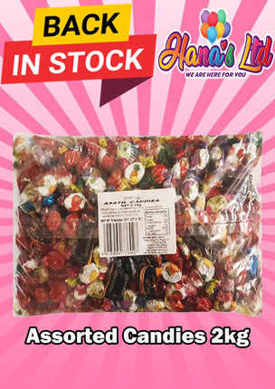 Assorted Candies 2KG  "PICK UP AT HANA'S LIMITED TAUFUSI"