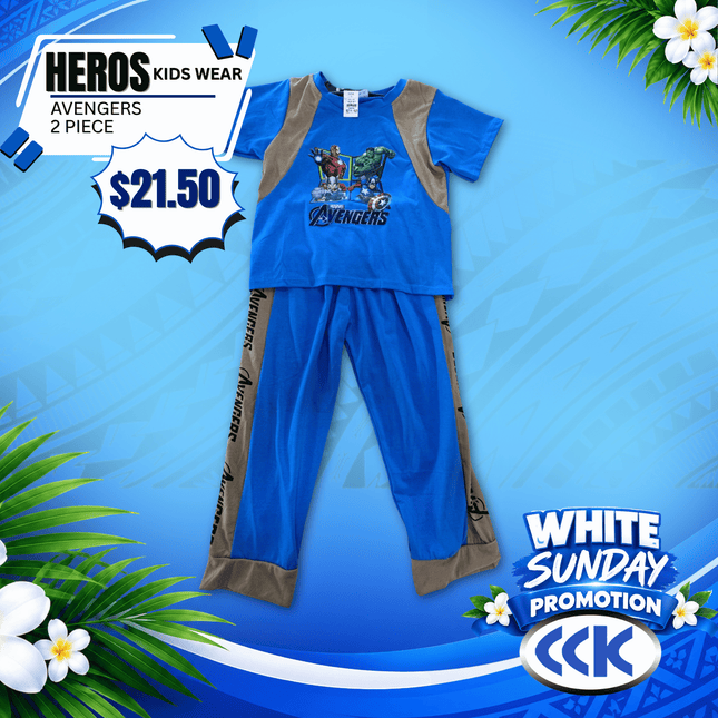 Hero's Kids Wear (Avengers) "PICKUP AT CCK CLOTHING STORE SALEUFI, VAITELE or SALELOLOGA"