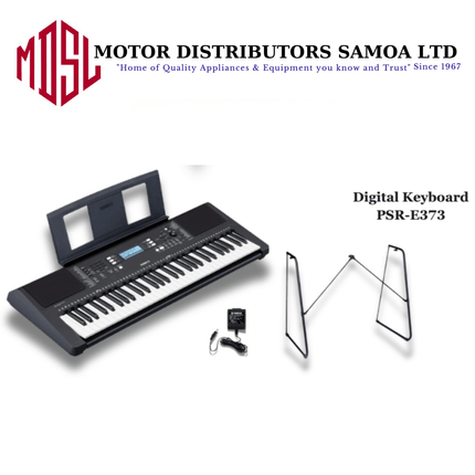 Yamaha Music Digital Beyboard PSR-E373 (with L-2C Stand & PA150 Adapter) "PICKUP FROM MOTOR DISTRIBUTORS Fugalei Street, Savalalo at Mcdonalds Building"