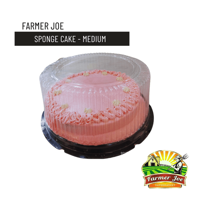 Sponge Cake - Medium "PICKUP FROM FARMER JOE SUPERMARKET UPOLU ONLY"