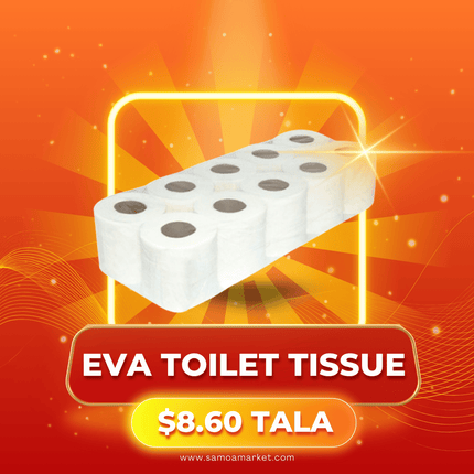 Eva Toilet Paper 10 PACK - Smaller Roll  "PICKUP FROM AH LIKI WHOLESALE"